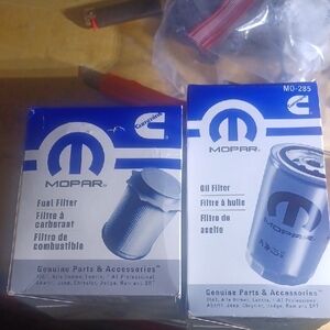Mopar Fuel and Oil Filters Set Cummins Mo-285 Mo-291